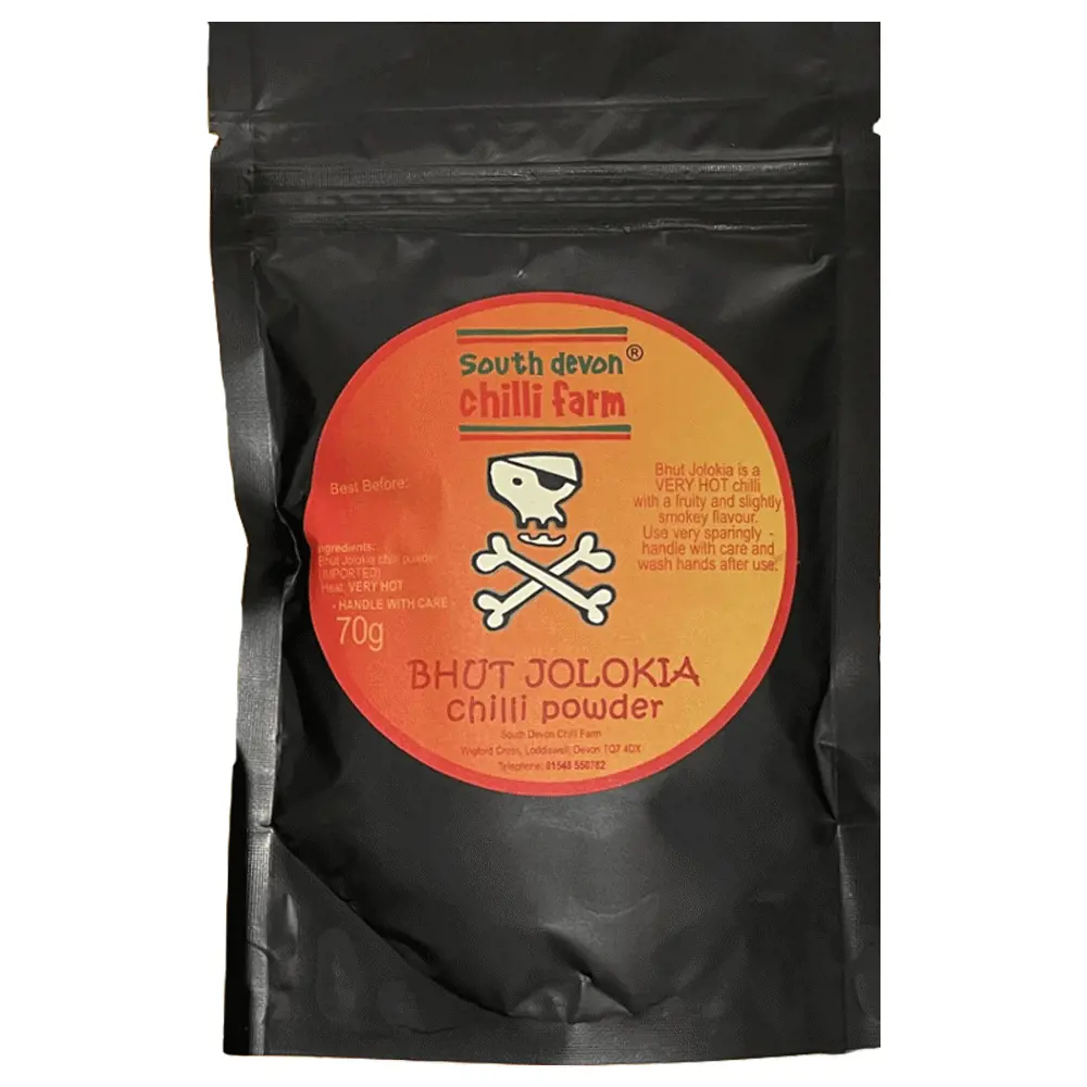 South Devon Chilli Farm Bhut Jolokia Powder 70g